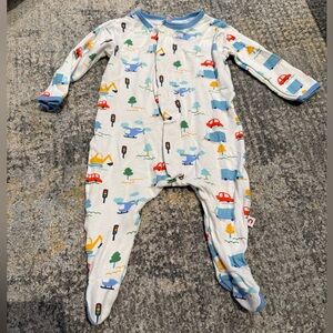 E=MC Multicolor Traffic Pattern Kids Footie